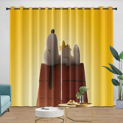 Snoopy Curtains Blackout Window Drapes Room Decoration (ONLINE ORDER ONLY)
