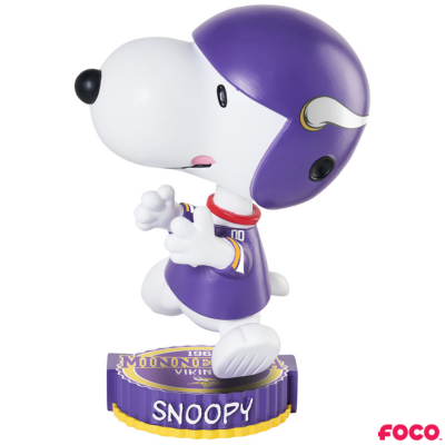 Snoopy Peanuts Bighead NFL Bobbleheads (ONLINE ORDER ONLY)