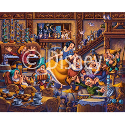 Snow White Dancing with the Dwarfs 500 Piece Jigsaw Puzzle Disney x Dowdle (ONLINE ORDER ONLY)