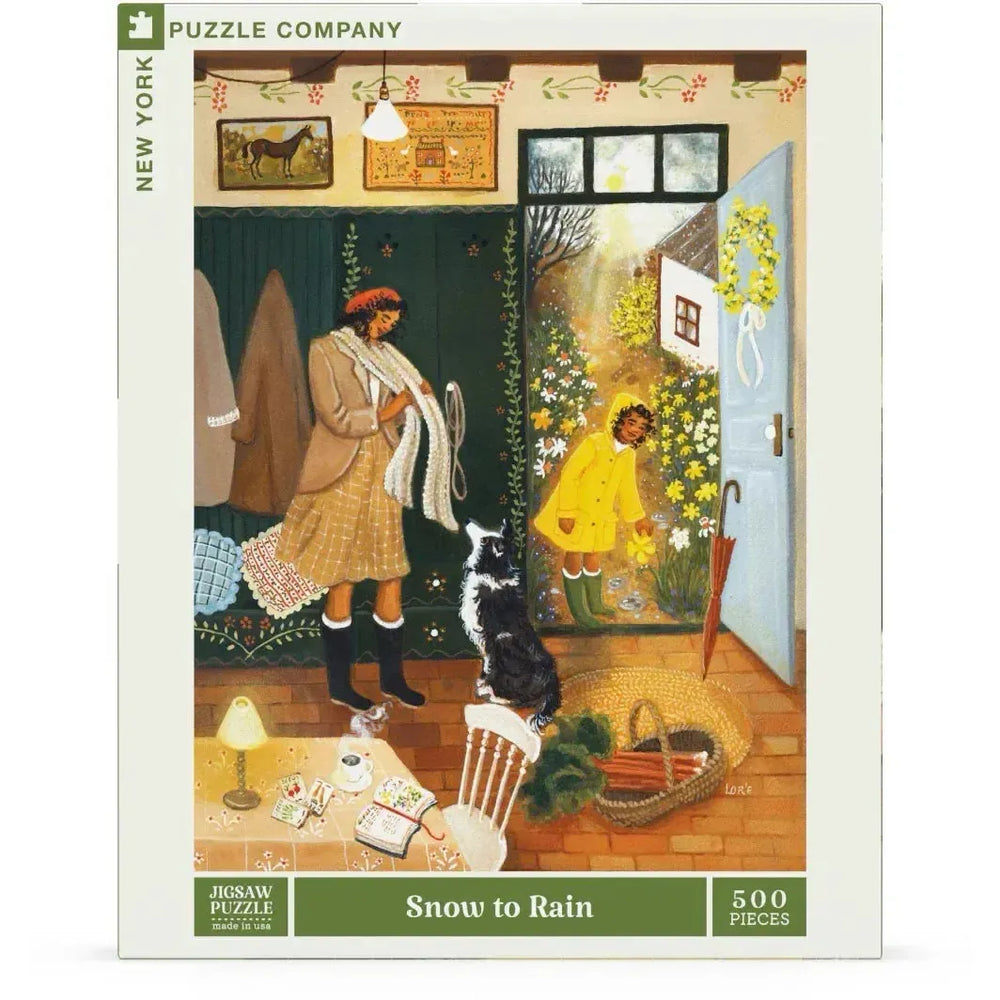 Snow to Rain by Loré Pemberton 500 Piece Jigsaw Puzzle NYPC (ONLINE ORDER ONLY)
