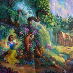 Snow White Bedding Set Pattern Quilt Cover Without Filler (Online Order Only)