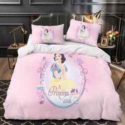 Snow White Bedding Set Pattern Quilt Cover Without Filler (Online Order Only)