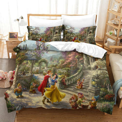 Snow White Bedding Set Pattern Quilt Cover Without Filler (Online Order Only)