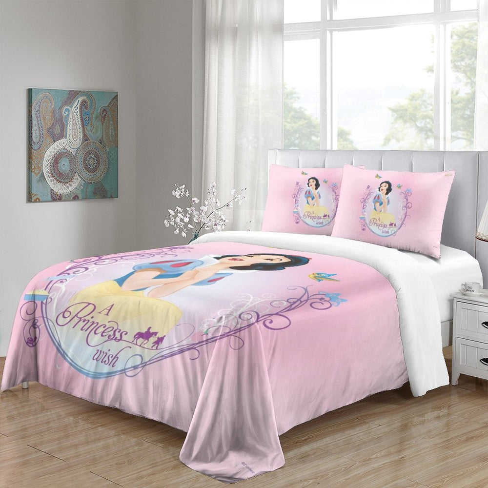 Snow White Bedding Set Pattern Quilt Cover Without Filler (Online Order Only)
