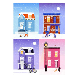 Snowy in Montreal 1000 Piece Jigsaw Puzzle Holiyay (ONLINE ORDER ONLY)
