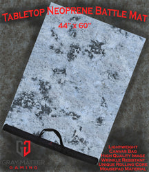 Snowy Tundra | Neoprene Battle Mat with Bag | Baron of Dice