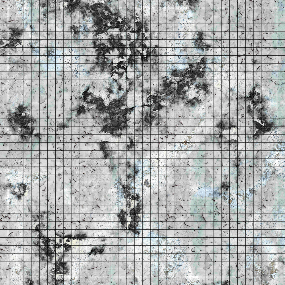 RPG Grid Mat - Snowy Tundra & Traveler's Road - Double Sided Neoprene Mat with Bag (ONLINE ORDER ONLY)