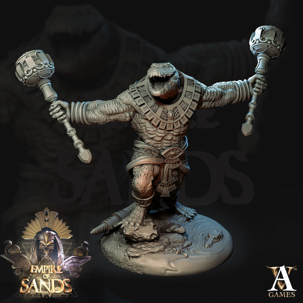 3D Printed Archvillain Games Sobesksen The Empire of Sands 28 32mm D&D (Online Only)