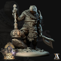 3D Printed Archvillain Games Sobesksen The Empire of Sands 28 32mm D&D (Online Only)