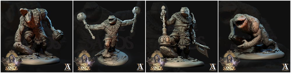 3D Printed Archvillain Games Sobesksen The Empire of Sands 28 32mm D&D (Online Only)