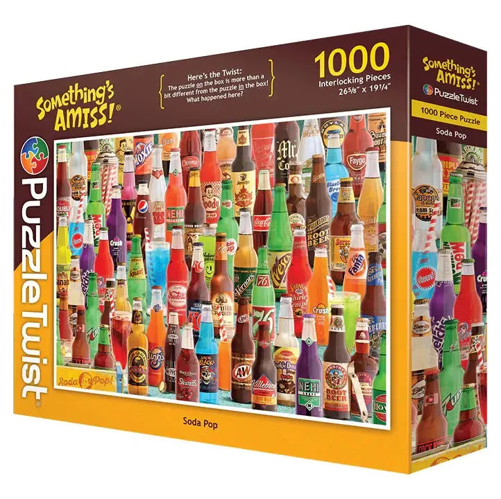 Soda Pop "Something's Amiss!" 1000 Piece Jigsaw Puzzle PuzzleTwist (ONLINE ORDER ONLY)