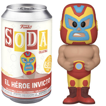Funko Soda El Héroe Invicto (Sealed)  **Shot at Chase** (Online Order Only)