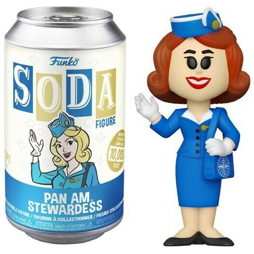 Funko Soda Pan Am Stewardess (Red Hair, Opened)  **Chase** (Online Order Only)