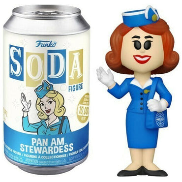 Funko Soda Pan Am Stewardess (Red Hair, Opened)  **Chase** (Online Order Only)