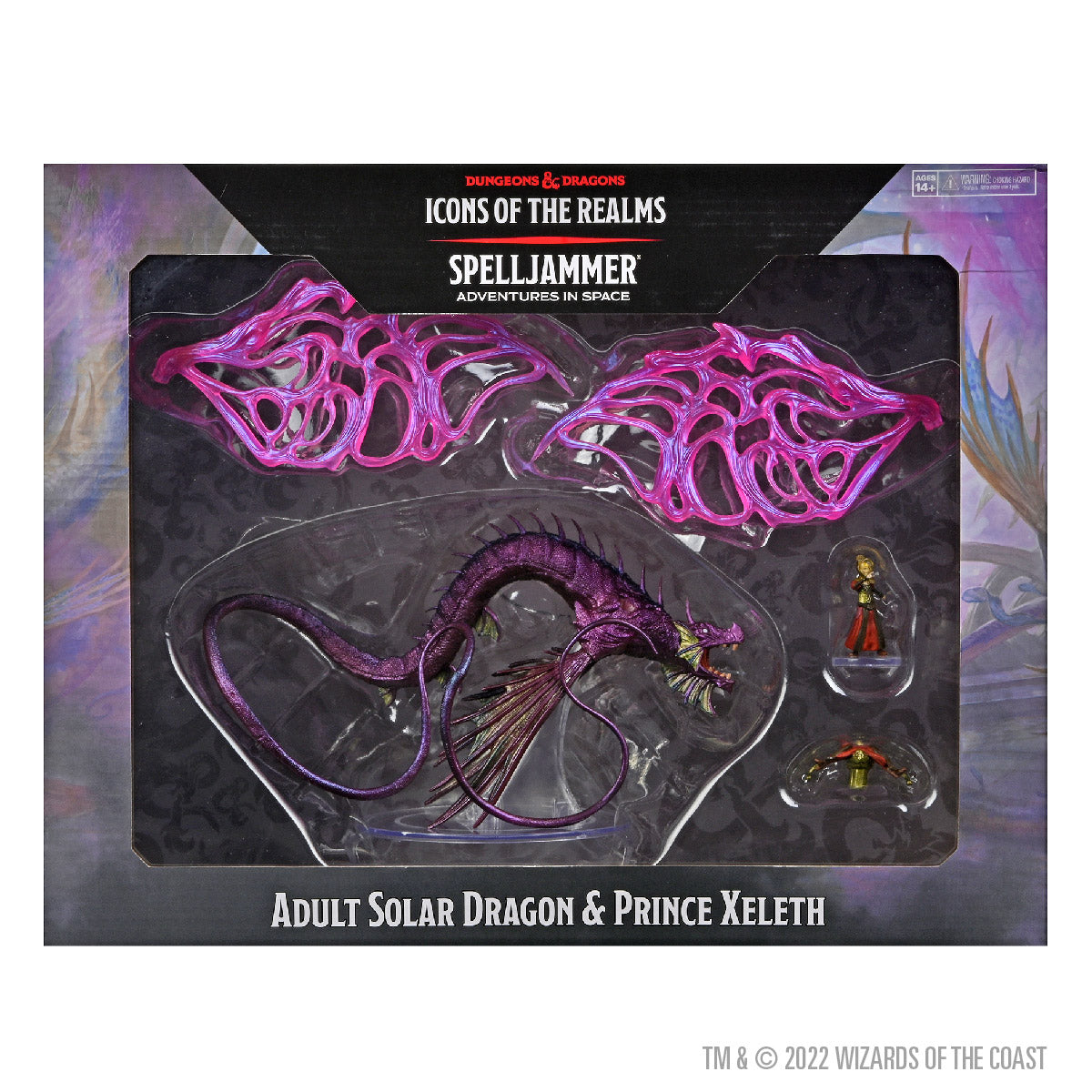 D&D: Icons of the Realms -  Spelljammer Adventures in Space - Adult Solar Dragon & Prince Xeleth (ONLINE ORDER ONLY)