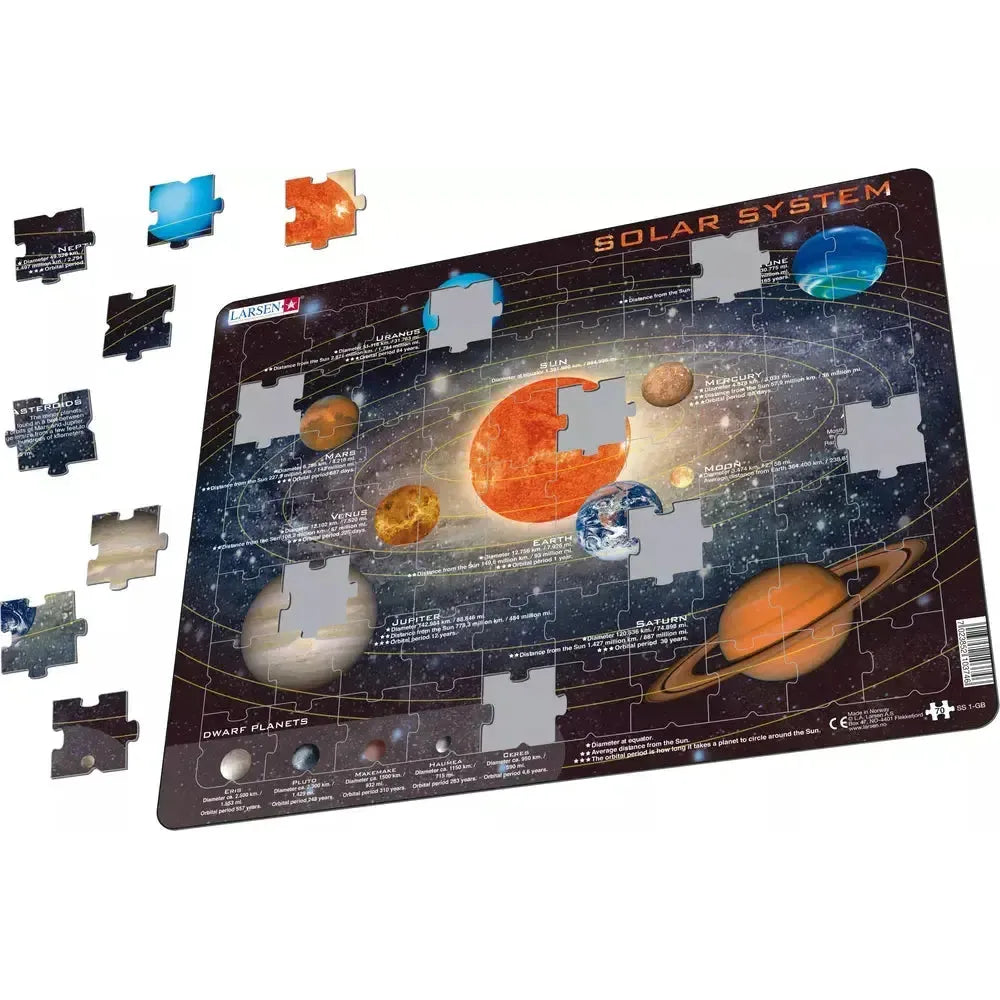 Solar System 70 Piece Tray Jigsaw Puzzle Larsen