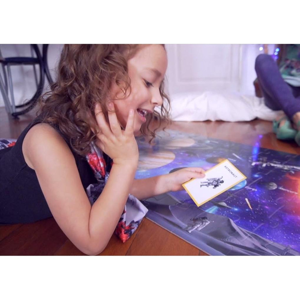 Solar System Spy 48 Piece Floor Jigsaw Puzzle with Flashcards & Magnifying Glass (ONLINE ORDER ONLY)