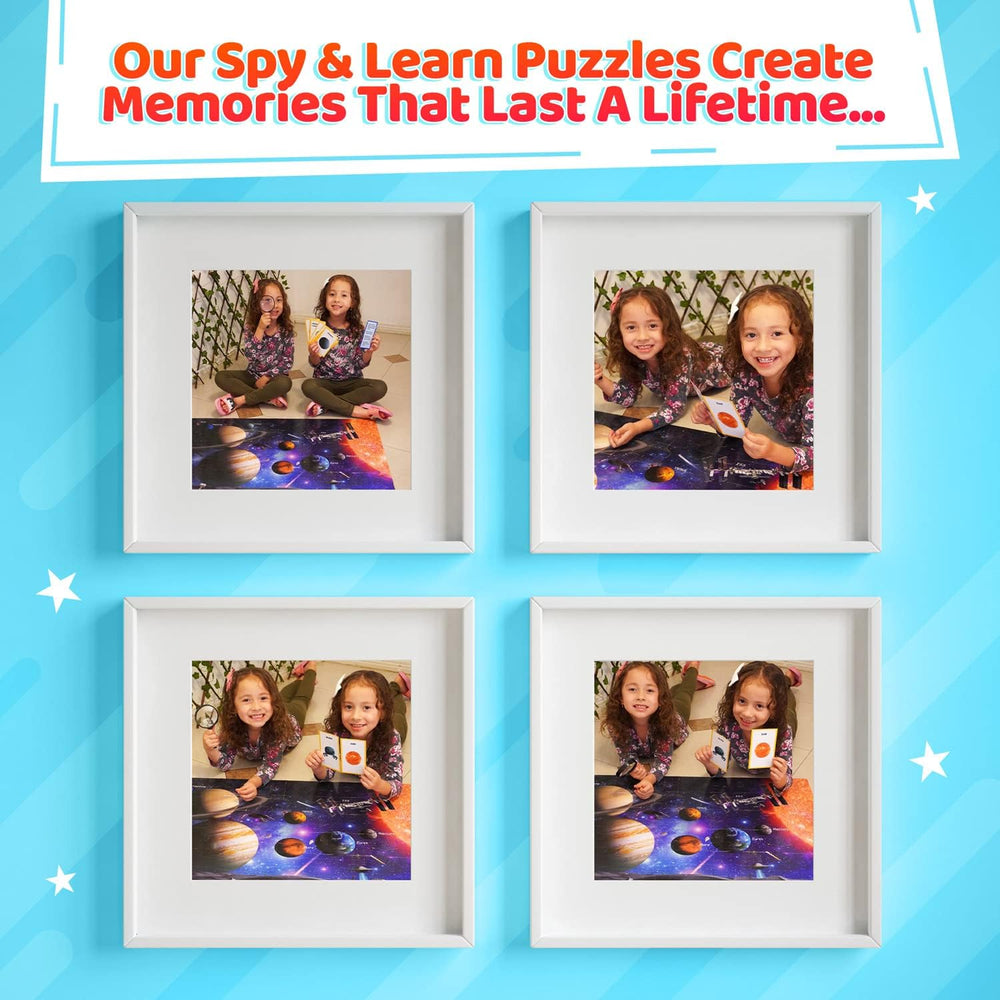 Solar System Spy 48 Piece Floor Jigsaw Puzzle with Flashcards & Magnifying Glass (ONLINE ORDER ONLY)