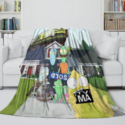 Solar Opposites Blanket Flannel Throw Kids Room Decoration (ONLINE ORDER ONLY)