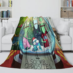 Solar Opposites Blanket Flannel Throw Kids Room Decoration (ONLINE ORDER ONLY)