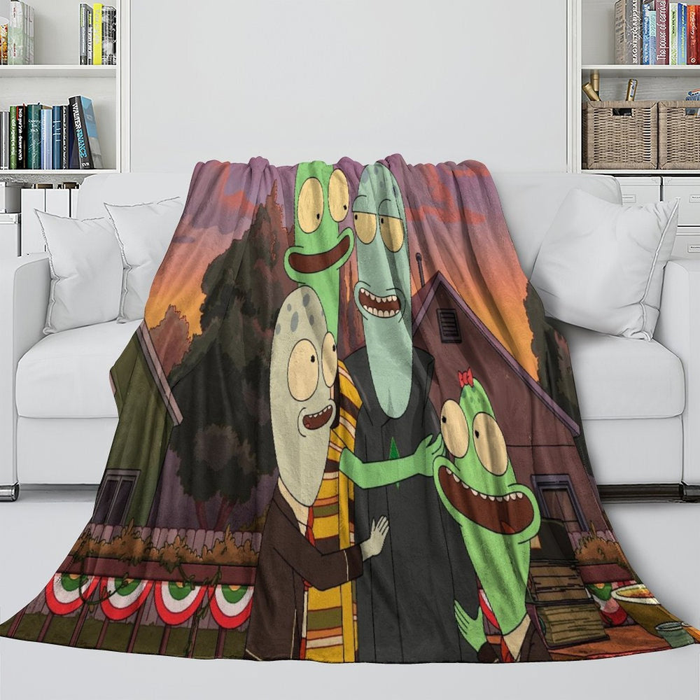 Solar Opposites Blanket Flannel Throw Kids Room Decoration (ONLINE ORDER ONLY)