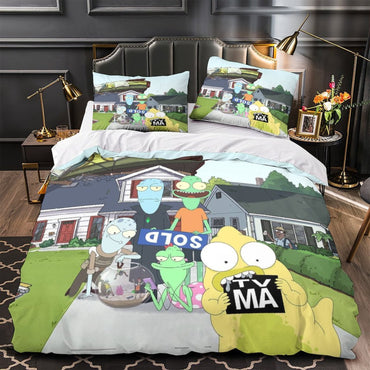 Solar Opposites Duvet Cover Pattern Bedding Set Without Filler (ONLINE ORDER ONLY)