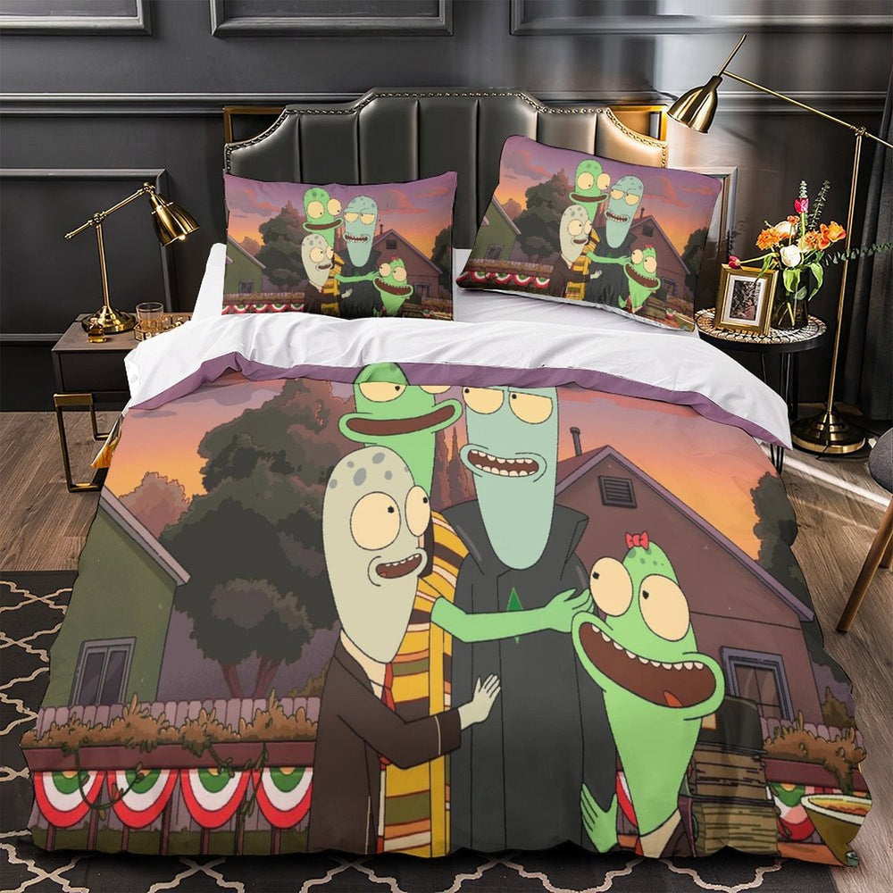 Solar Opposites Duvet Cover Pattern Bedding Set Without Filler (ONLINE ORDER ONLY)