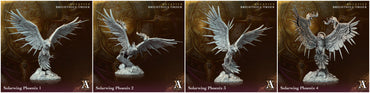 3D Printed Archvillain Games Solarwing Phoenix Solstice Ray of Sol Myr 28 32mm D&D (Online Only)