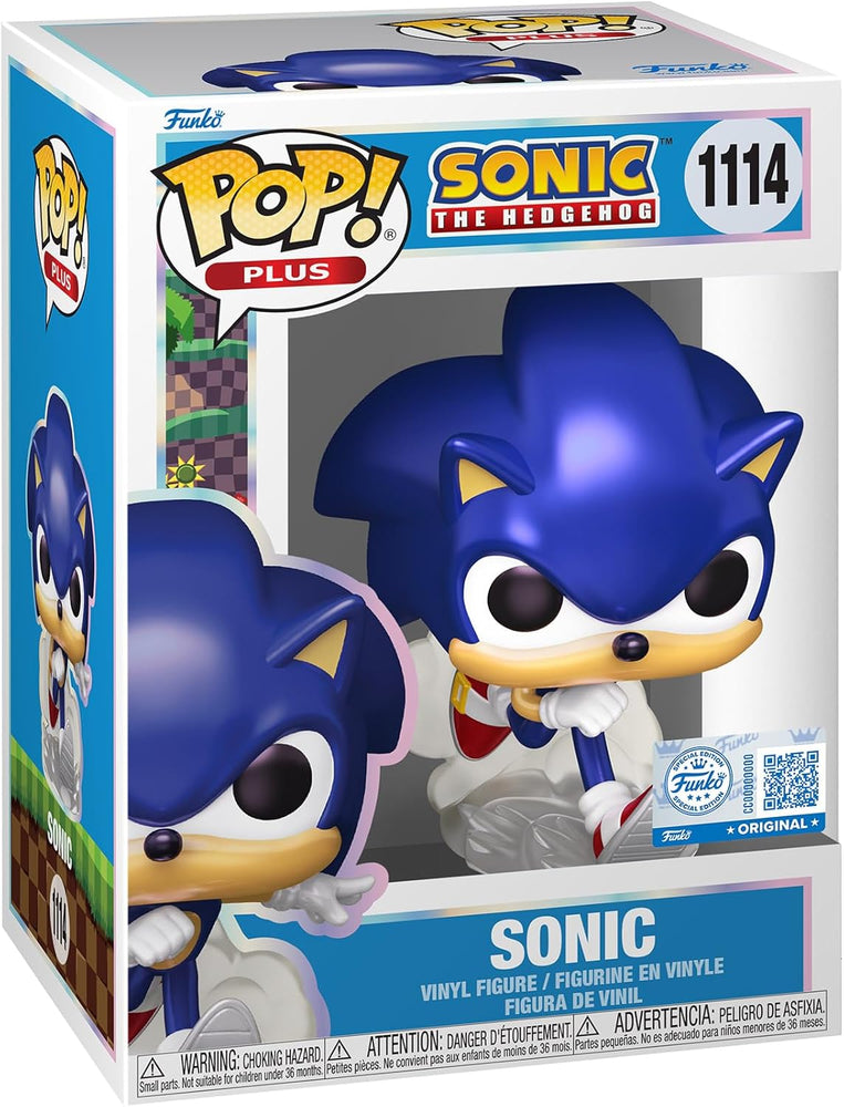 Sonic the Hedgehog (Pearl) Funko Pop! Vinyl Figure Plus #1114 with Funko Protector (ONLINE ORDER ONLY)