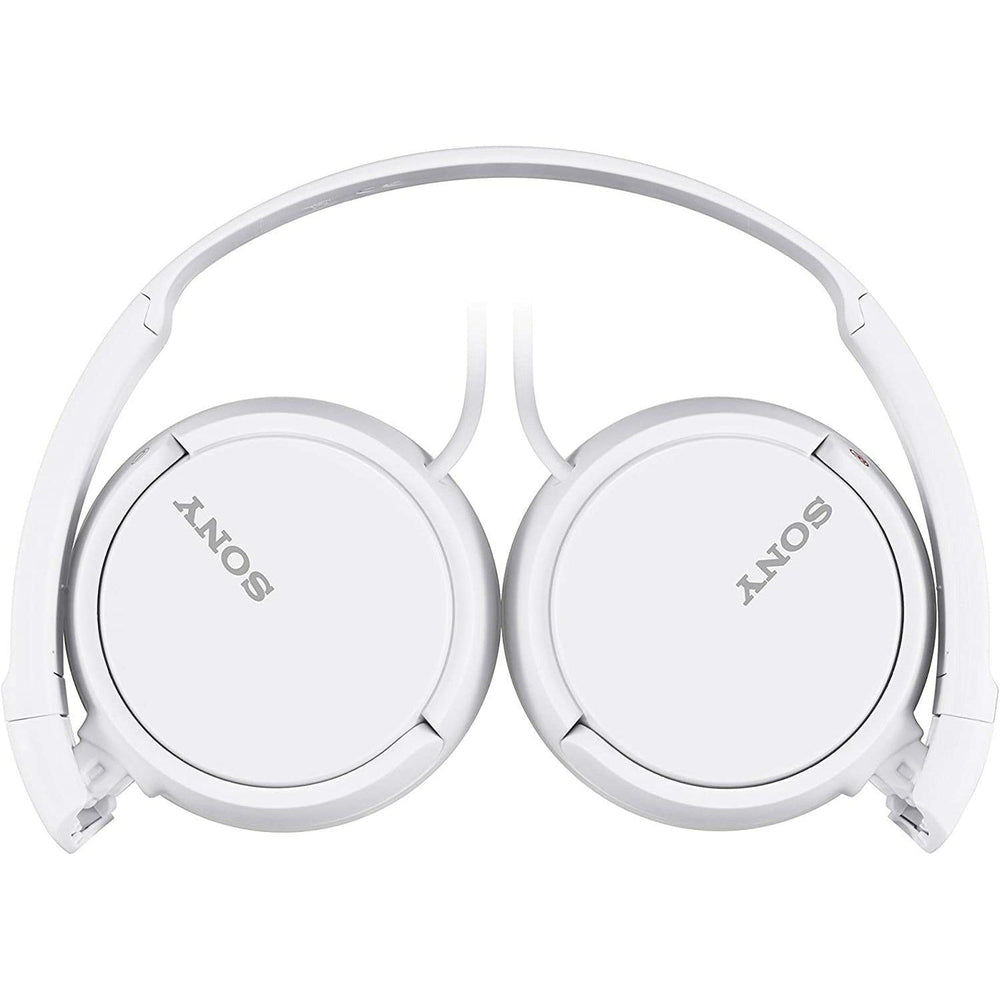 Sony ZX Series Wired On-Ear Headphones, White MDR-ZX110 (Online Order Only)