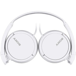 Sony ZX Series Wired On-Ear Headphones, White MDR-ZX110 (Online Order Only)