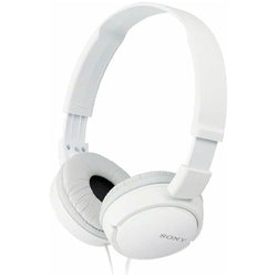 Sony ZX Series Wired On-Ear Headphones, White MDR-ZX110 (Online Order Only)