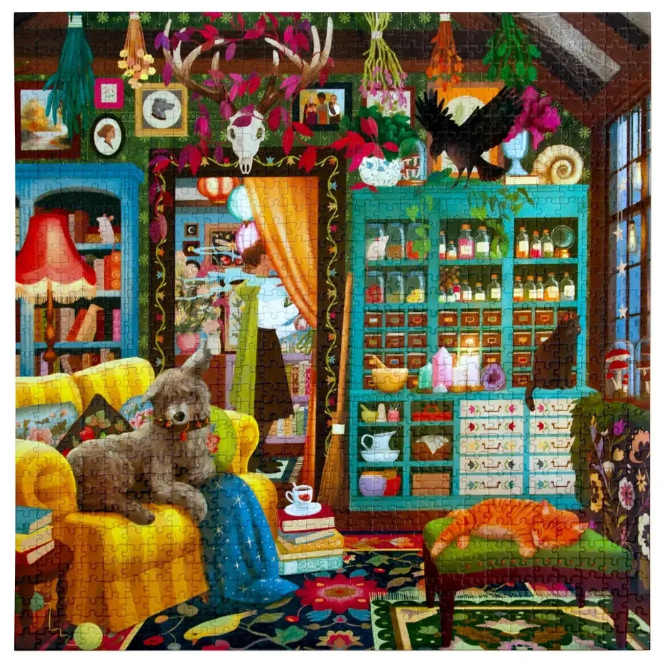 Sorcerer's Den 1000 Piece Jigsaw Puzzle eeBoo