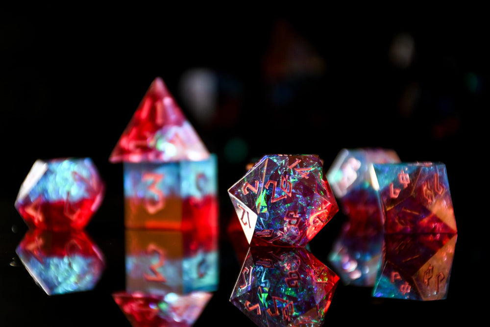 Pre-Order|| Sorcerous Burst Sharp-Edged Resin Dice Set