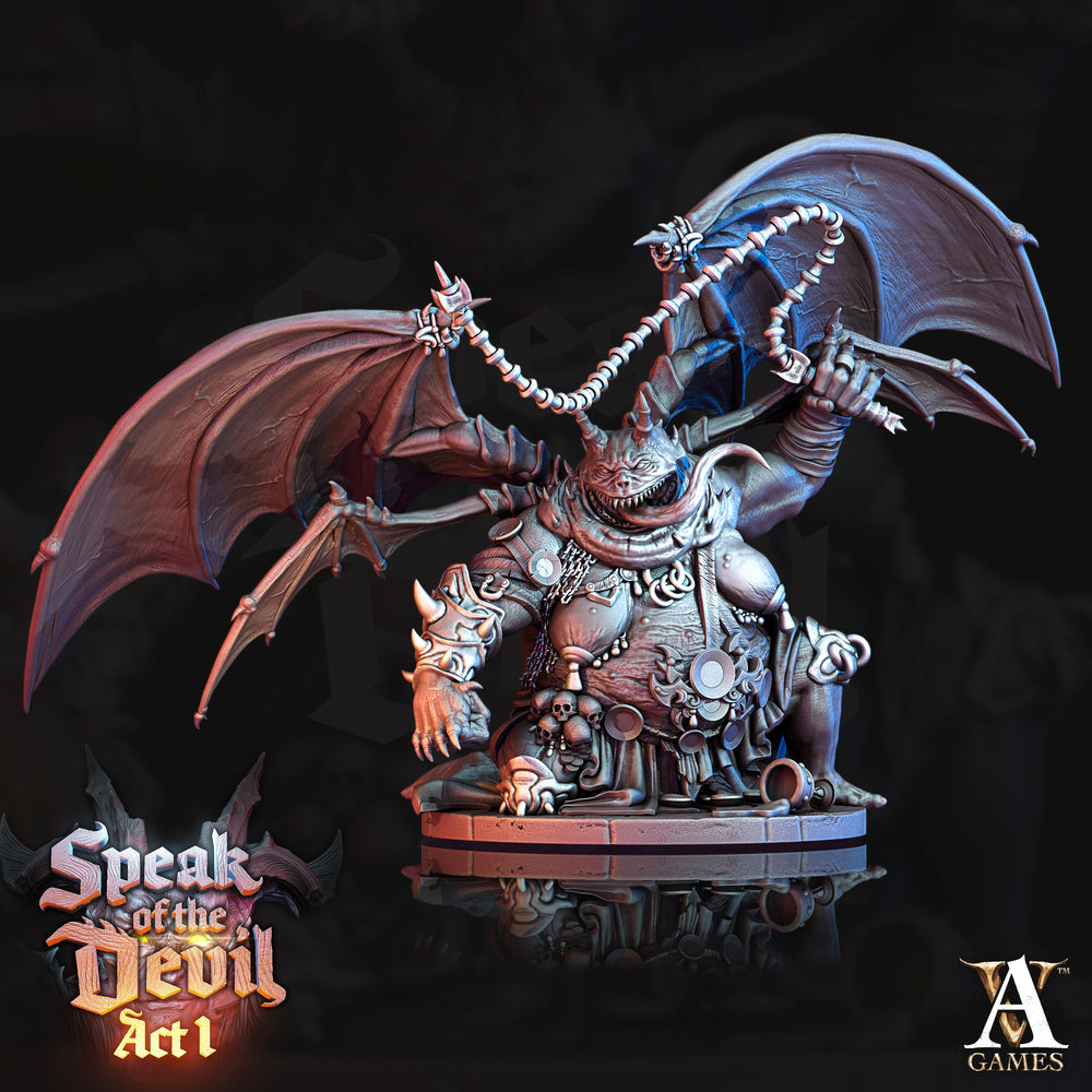 3D Printed Archvillain Games Anixorian Devil Speak of the Devil Act I 28 32mm D&D (Online Only)