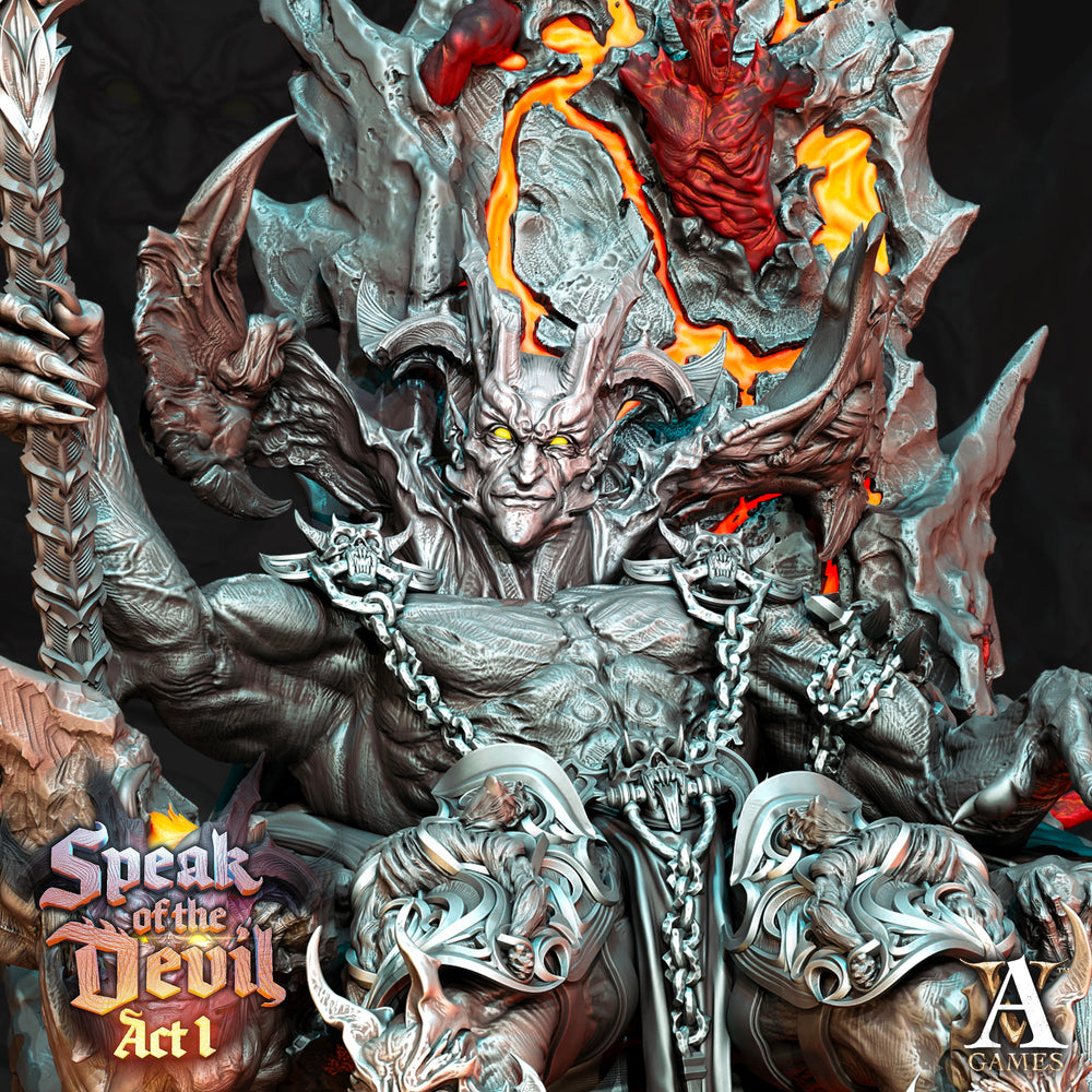 3D Printed Archvillain Games Asmodeus Speak of the Devil Act I 28 32mm D&D (Online Only)