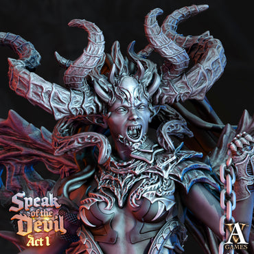 3D Printed Archvillain Games Fierna Speak of the Devil Act I 28 32mm D&D (Online Only)