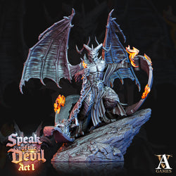 3D Printed Archvillain Games Horned Devil Speak of the Devil Act I 28 32mm D&D (Online Only)