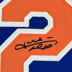Framed Facsimile Autographed Juan Soto 35x39 New York Blue Reprint Laser Auto Baseball Jersey (ONLINE ORDER ONLY)