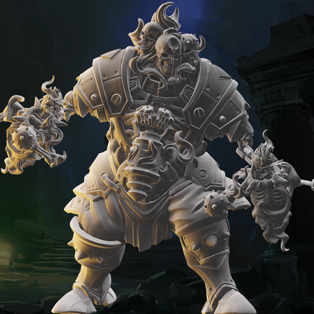 3D Printed Nafarrate Soul Keeper Skeletons Army 28mm 32mm D&D (Online Only)