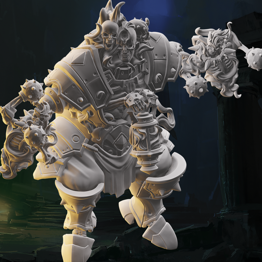 3D Printed Nafarrate Soul Keeper Skeletons Army 28mm 32mm D&D (Online Only)