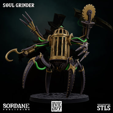 3D Printed Sordane Publishing Soul Grinder 28 32mm D&D (Online Only)
