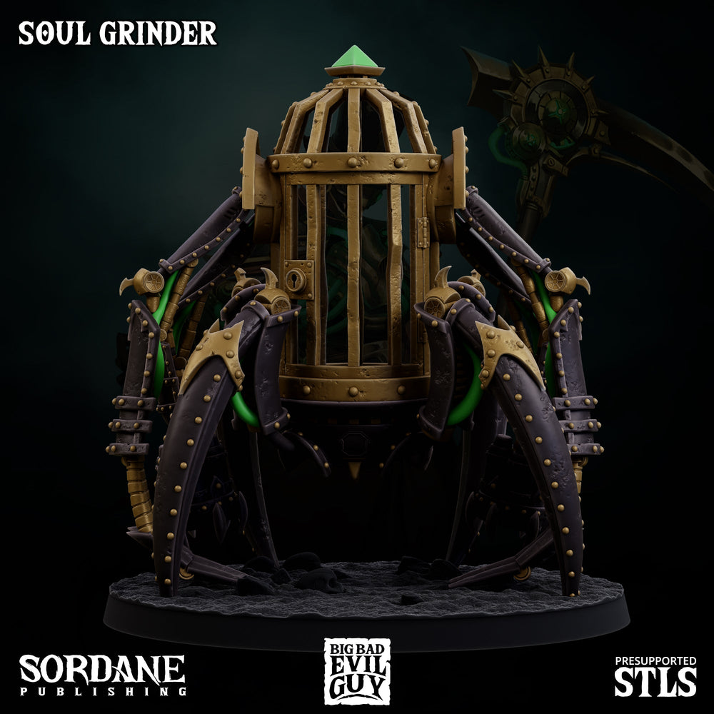 3D Printed Sordane Publishing Soul Grinder 28 32mm D&D (Online Only)