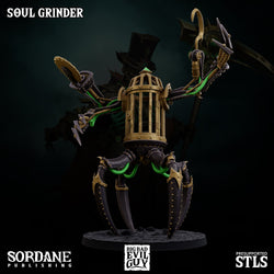 3D Printed Sordane Publishing Soul Grinder 28 32mm D&D (Online Only)