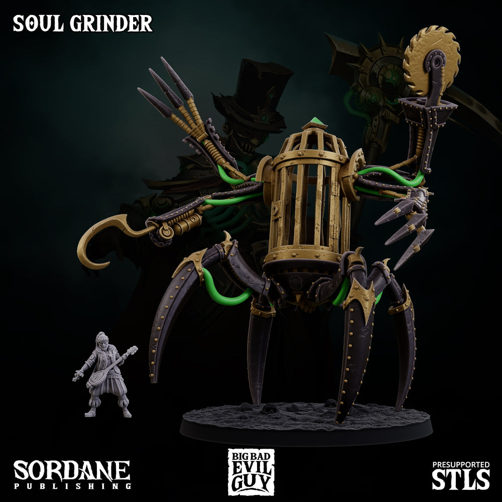 3D Printed Sordane Publishing Soul Grinder 28 32mm D&D (Online Only)