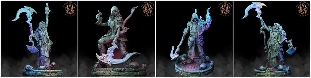 3D Printed Archvillain Games The Deathknight Order Soulbinders 28 32mm D&D (Online Only)
