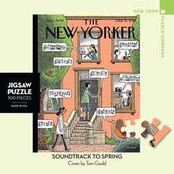 Soundtrack to Spring The New Yorker 100 Piece Mini Jigsaw Puzzle NYPC