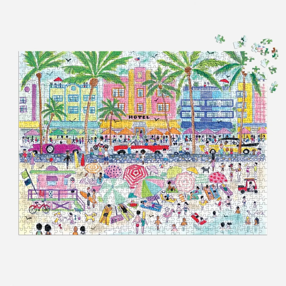South Beach Miami 1000 Piece Jigsaw Puzzle Galison