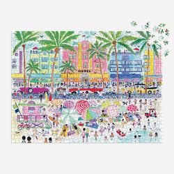 South Beach Miami 1000 Piece Jigsaw Puzzle Galison