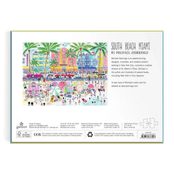 South Beach Miami 1000 Piece Jigsaw Puzzle Galison
